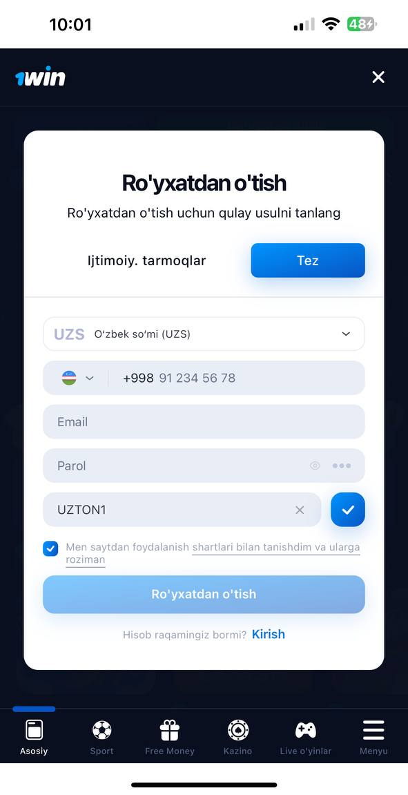 1XBET Androidga Yuklash (APK) - O'zbekiston uchun 1XBET Dasturini Yuklab Olish