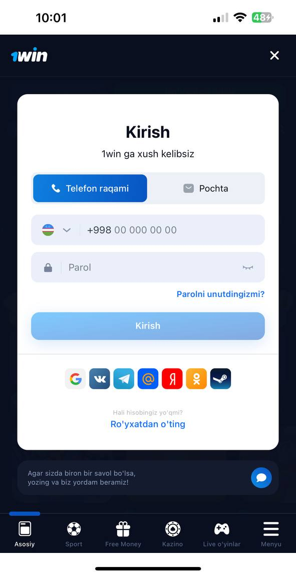 1XBET Androidga Yuklash (APK) - O'zbekiston uchun 1XBET Dasturini Yuklab Olish