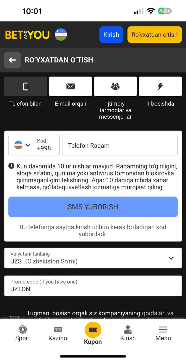 1XBET Androidga Yuklash (APK) - O'zbekiston uchun 1XBET Dasturini Yuklab Olish