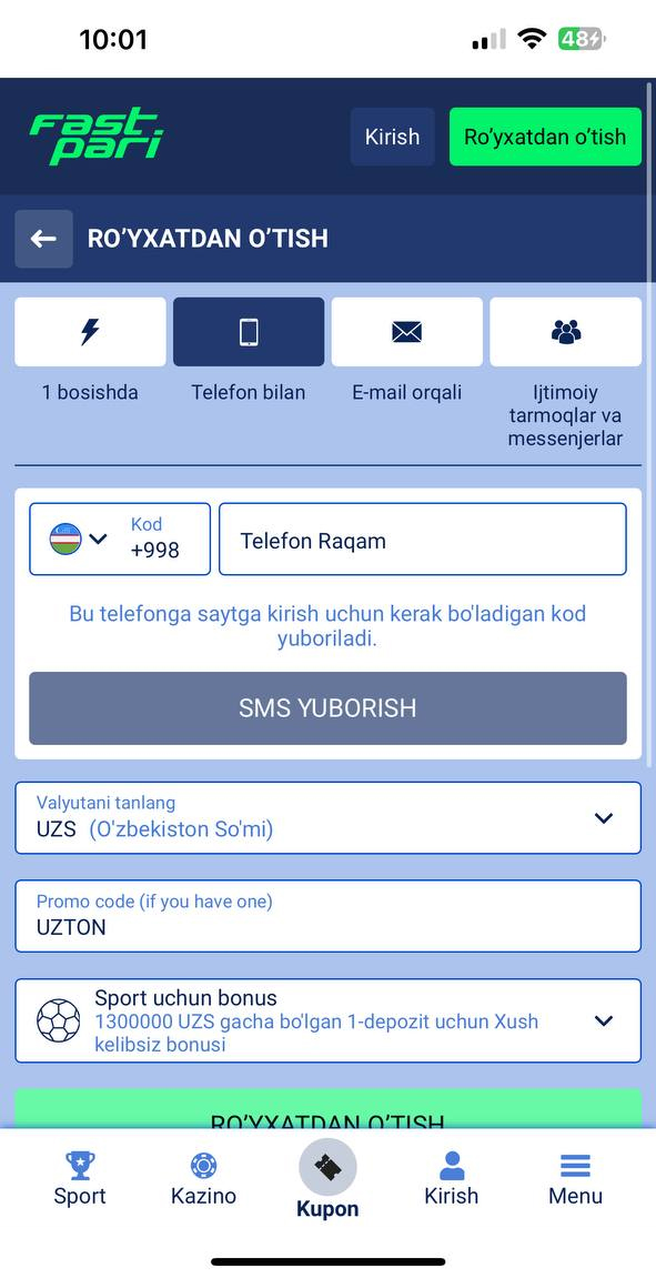 1XBET Androidga Yuklash (APK) - O'zbekiston uchun 1XBET Dasturini Yuklab Olish