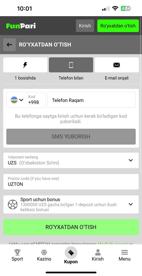 1XBET Androidga Yuklash (APK) - O'zbekiston uchun 1XBET Dasturini Yuklab Olish