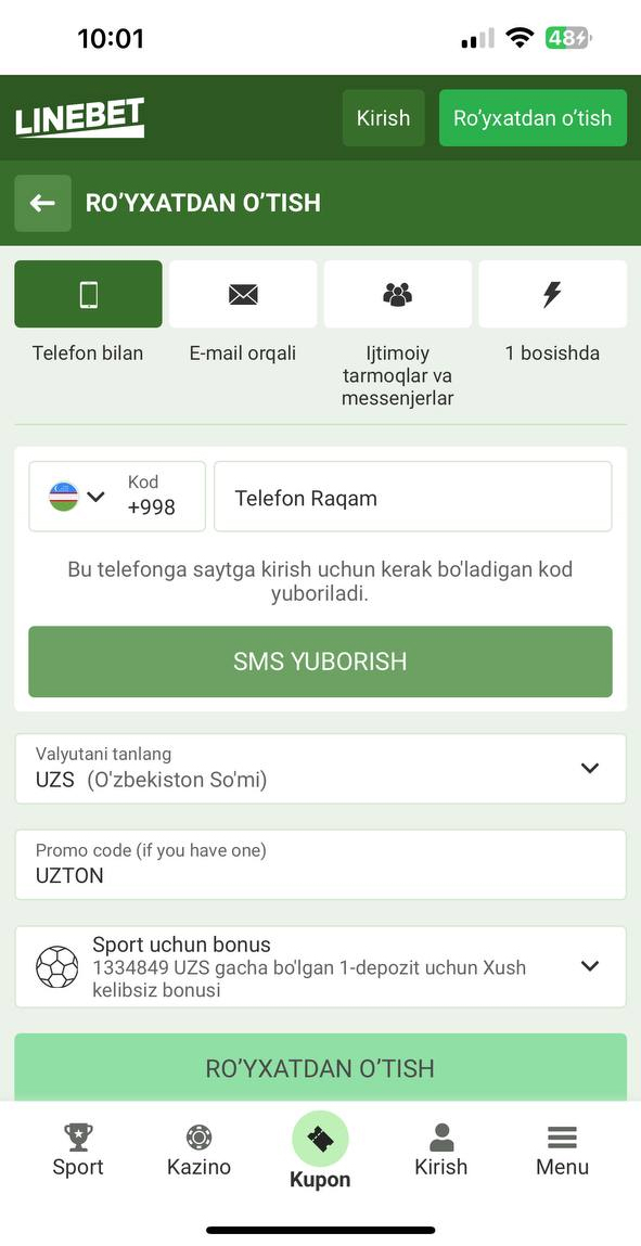 1XBET Androidga Yuklash (APK) - O'zbekiston uchun 1XBET Dasturini Yuklab Olish