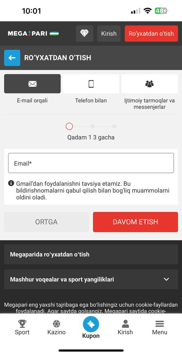 1XBET Androidga Yuklash (APK) - O'zbekiston uchun 1XBET Dasturini Yuklab Olish