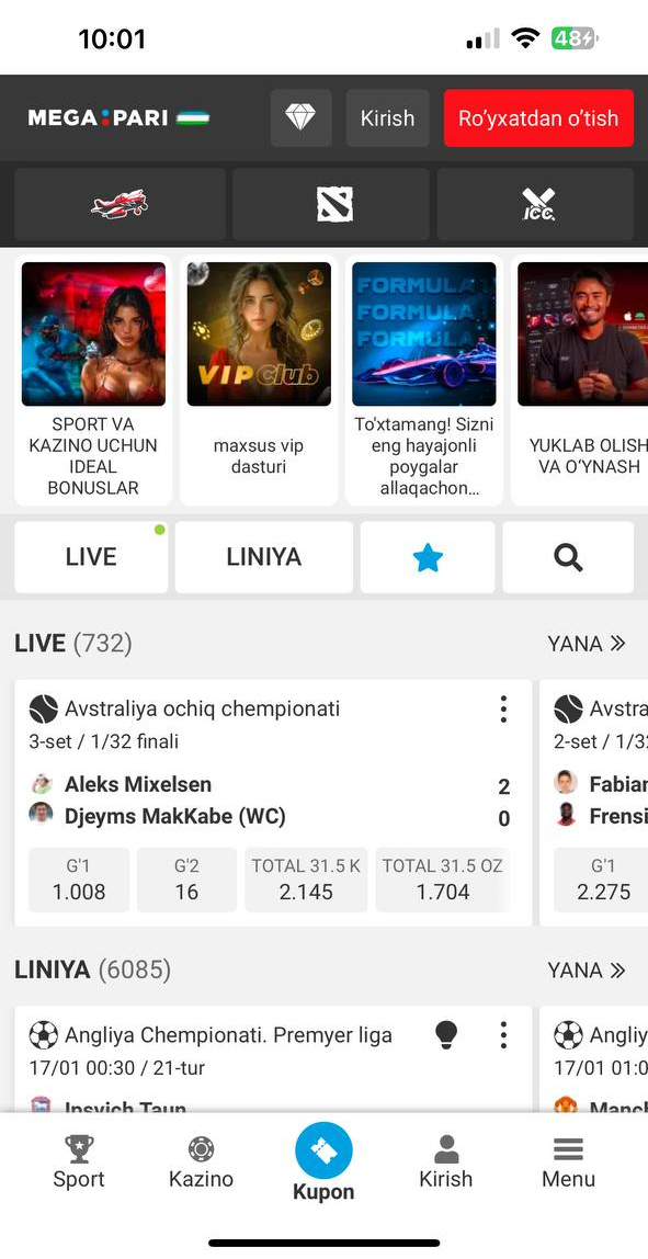 1XBET Androidga Yuklash (APK) - O'zbekiston uchun 1XBET Dasturini Yuklab Olish