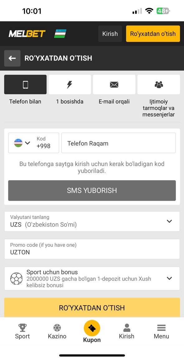 1XBET Androidga Yuklash (APK) - O'zbekiston uchun 1XBET Dasturini Yuklab Olish