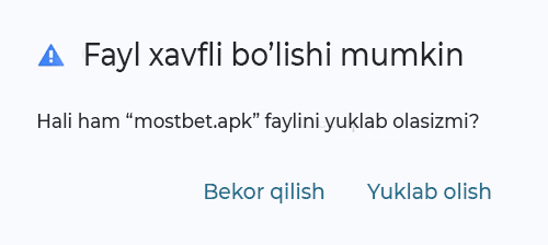 1XBET Androidga Yuklash (APK) - O'zbekiston uchun 1XBET Dasturini Yuklab Olish