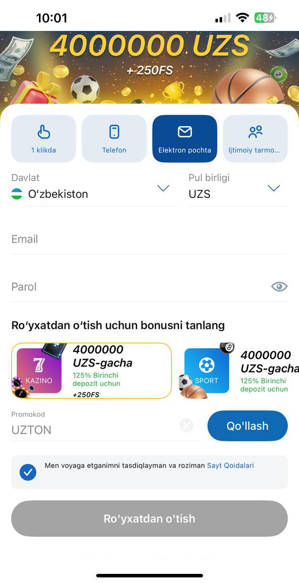 1XBET Androidga Yuklash (APK) - O'zbekiston uchun 1XBET Dasturini Yuklab Olish