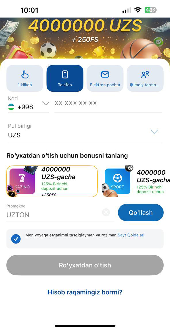 1XBET Androidga Yuklash (APK) - O'zbekiston uchun 1XBET Dasturini Yuklab Olish